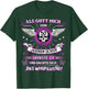 50th Birthday with German Text "Als Gott mich vor 50 Jahre schuf grinste er grins", black T-Shirt - T-Shirt | Forest
