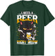 I need a Beer right meow Cat and Beer lover Funny Pun T-Shirt - T-Shirt | Forest