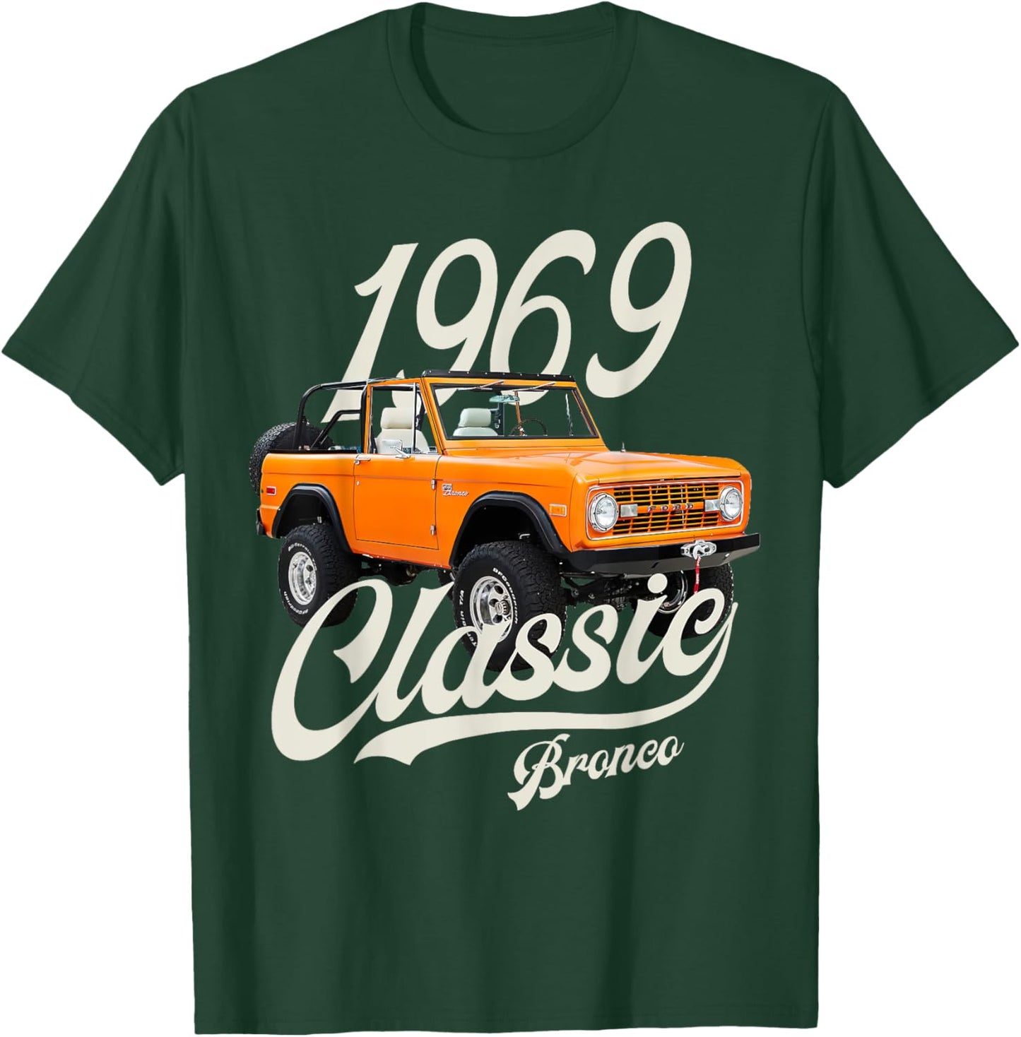 Classic bronco 1969 orange T-Shirt - T-Shirt | Forest