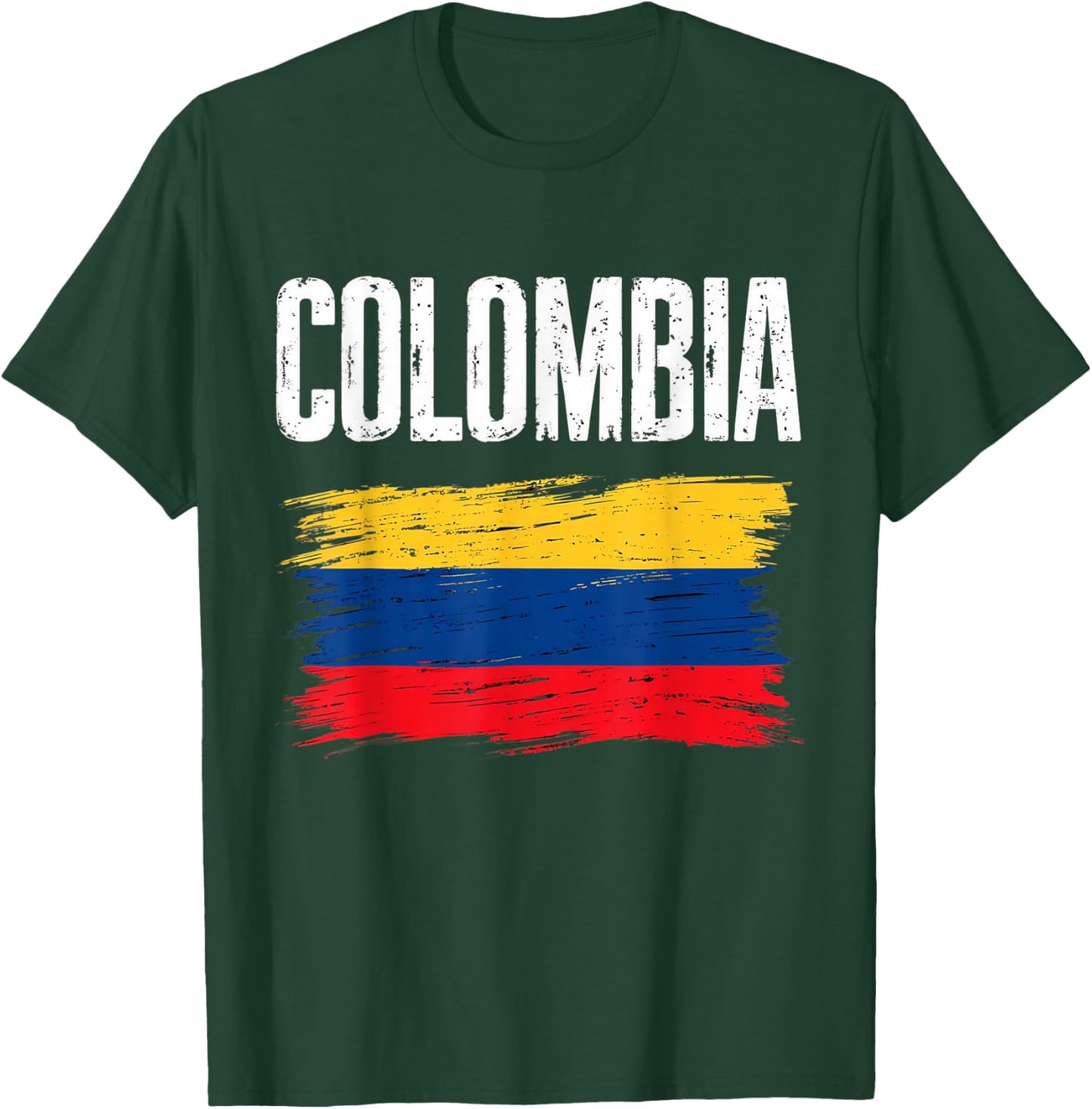 Colombia Flag Jersey Colombian Soccer Team Colombian T-Shirt - T-Shirt | Forest