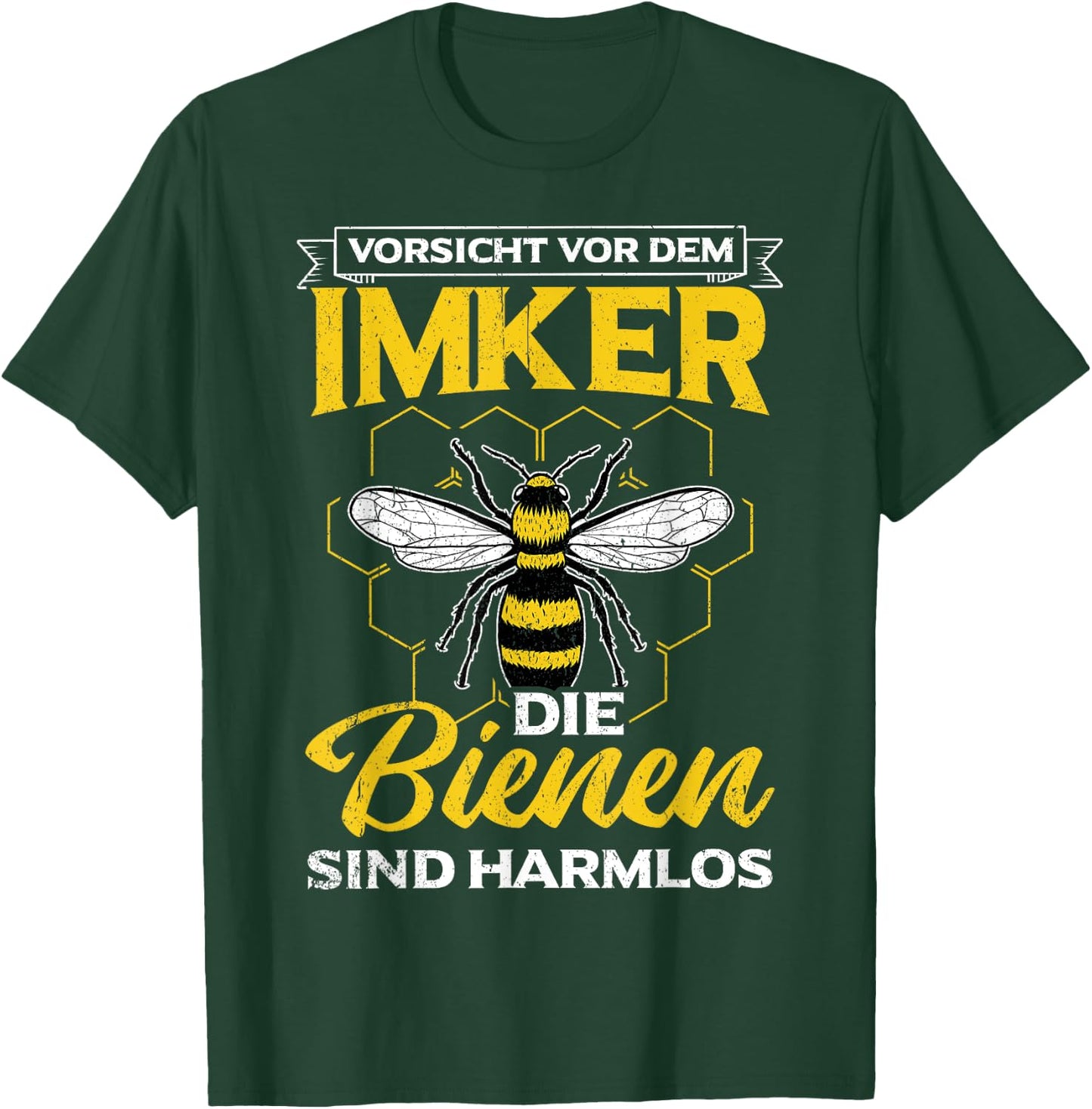 Bienen Fan Bienenboss Hobbyimker Bienenliebhaber Imker T-Shirt - T-Shirt | Forest