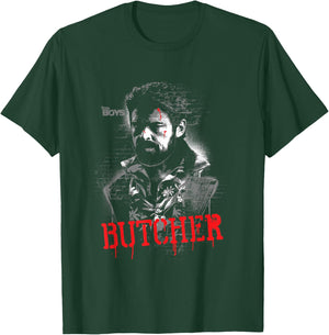 The Boys Butcher Graffiti Pose Superhero TV Show T-Shirt - T-Shirt | Forest