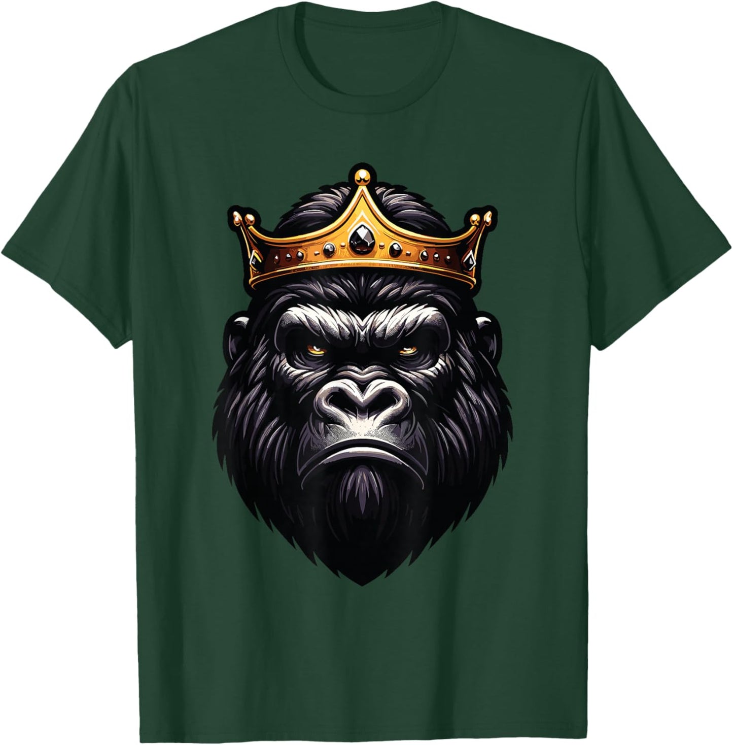 Silverback Gorilla King T-Shirt - T-Shirt | Forest