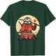 Samurai Sloth Japanese Warrior Japanese Samurai Sloth Anime T-Shirt - T-Shirt | Forest
