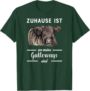 Galloway Rind I Schottland Rinderzucht für Rinderhalter T-Shirt - T-Shirt | Forest