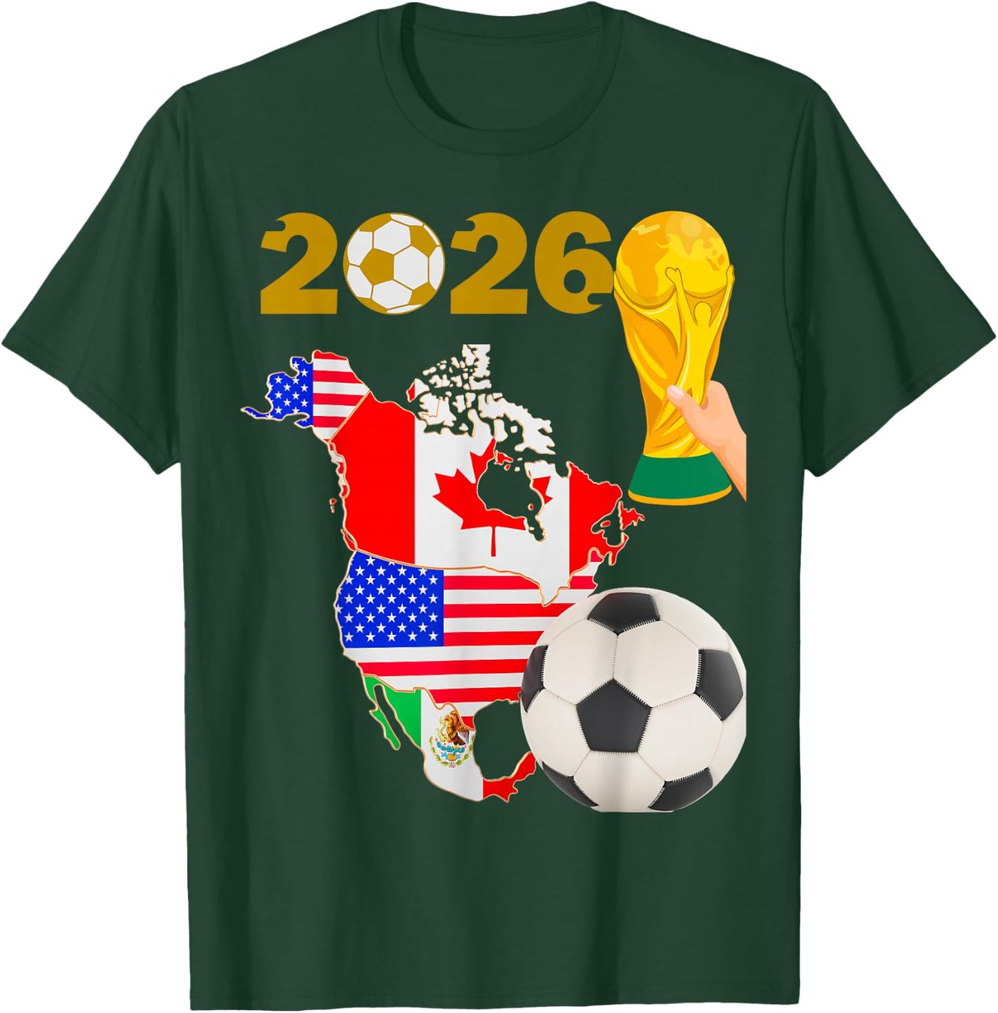 International Footbal 2026. T-Shirt - T-Shirt | Forest