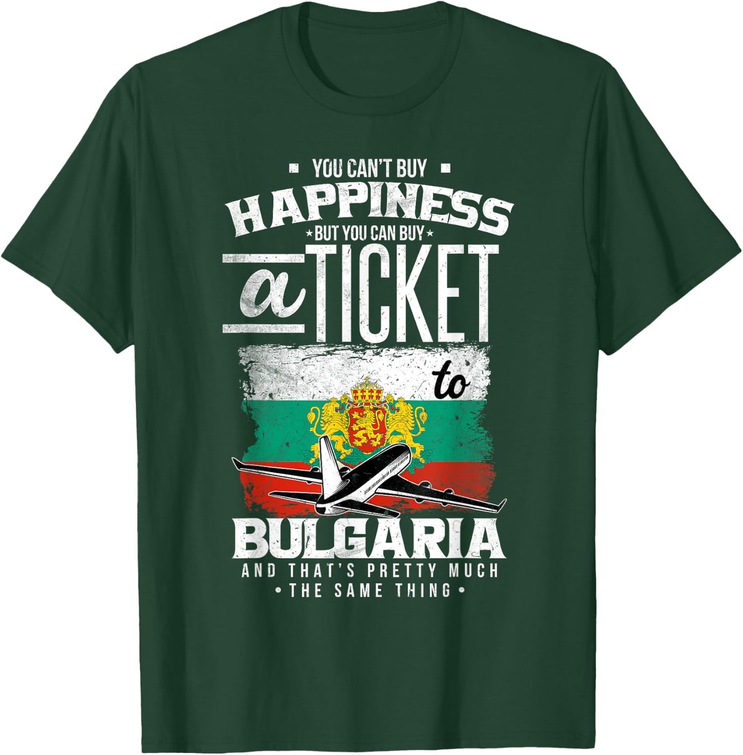 Bulgarian Flag T-Shirt - T-Shirt | Forest