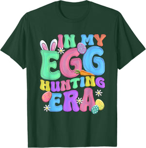 In my egg hunting era Happy Easter day T-Shirt - T-Shirt | Forest