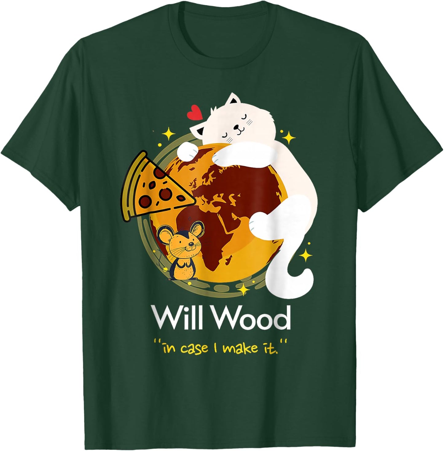 Vintage Funny In Case I Make It Classic Will Basic Wood T-Shirt - T-Shirt | Forest