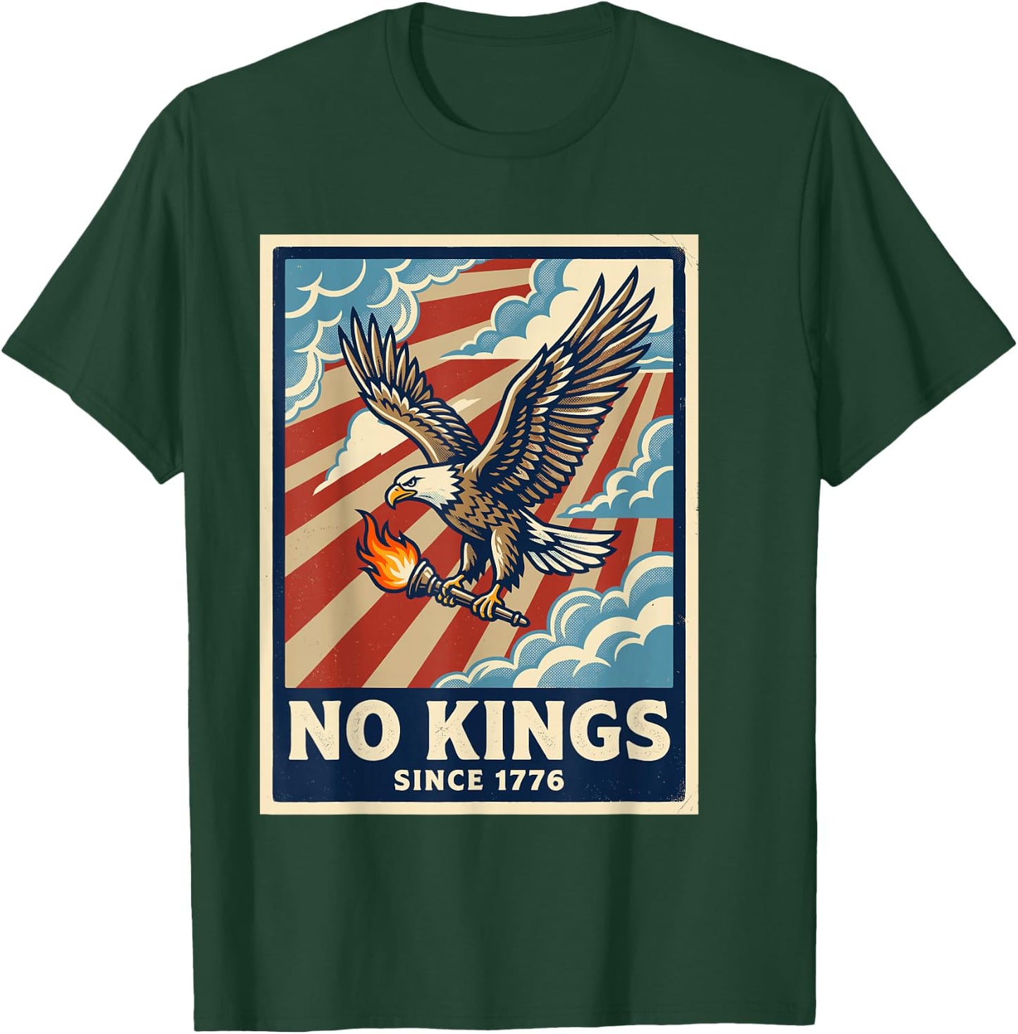 Poster Aigle No Kings in America T-Shirt - T-Shirt | Forest