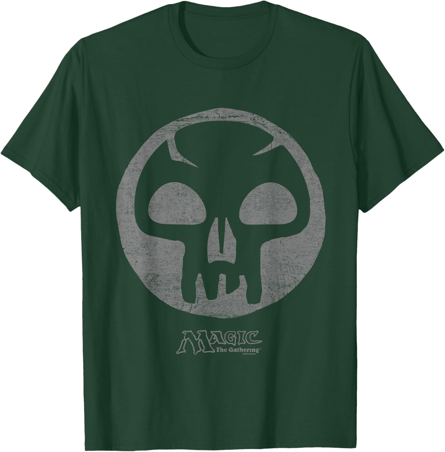 Magic: The Gathering Black Mana T-Shirt - T-Shirt | Forest