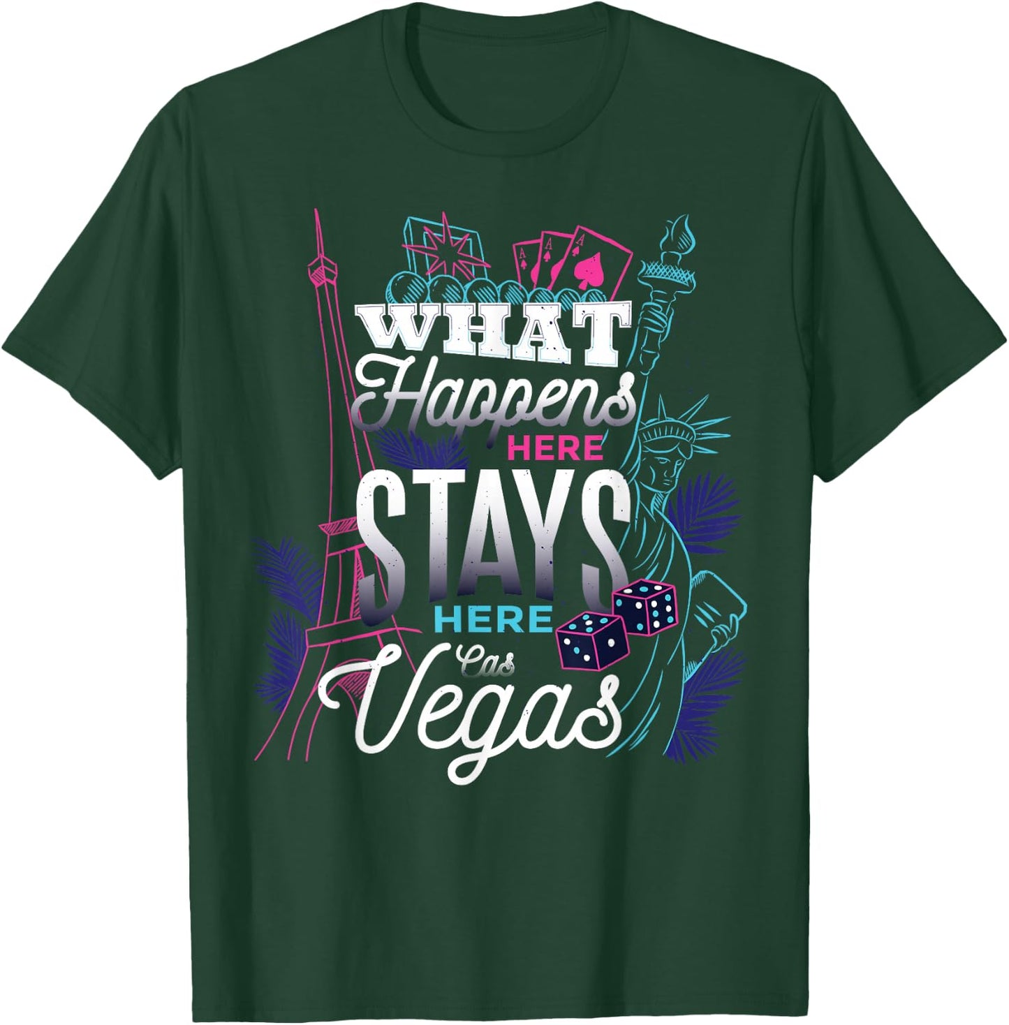 Las Vegas Trip Funny Quote Gambling Party Gift T-Shirt - T-Shirt | Forest