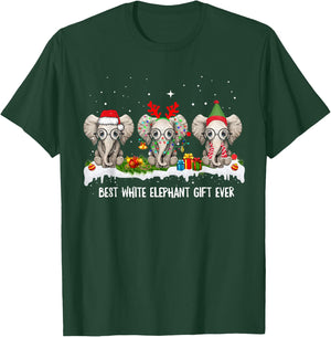 Best White Elephant Gift Ever Funny For Merry Christmas T-Shirt - T-Shirt | Forest