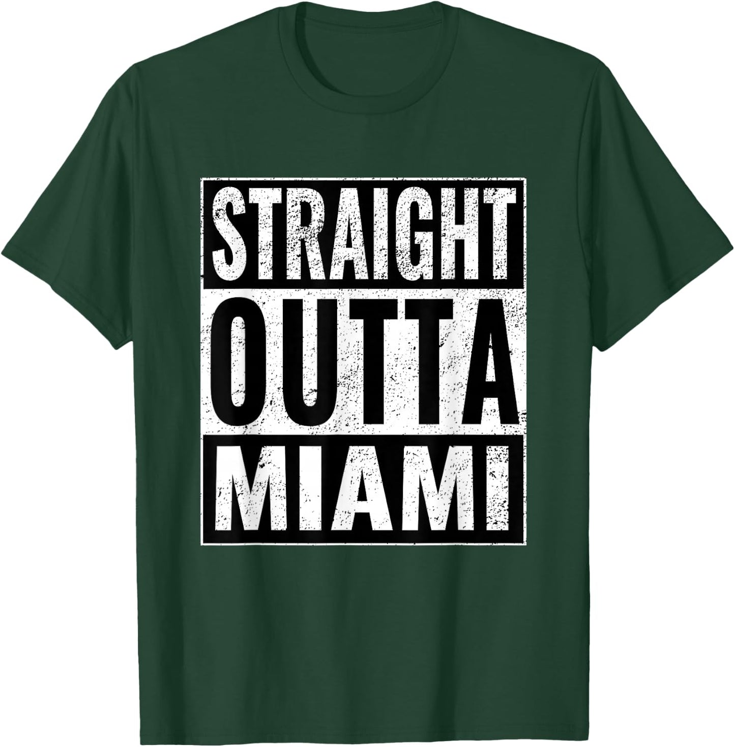 Straight Outta Miami - Straight Out of Miami T-Shirt - T-Shirt | Forest