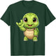 Turtle Love You ASL Sign Language Cute Sea Turtle T-Shirt - T-Shirt | Forest