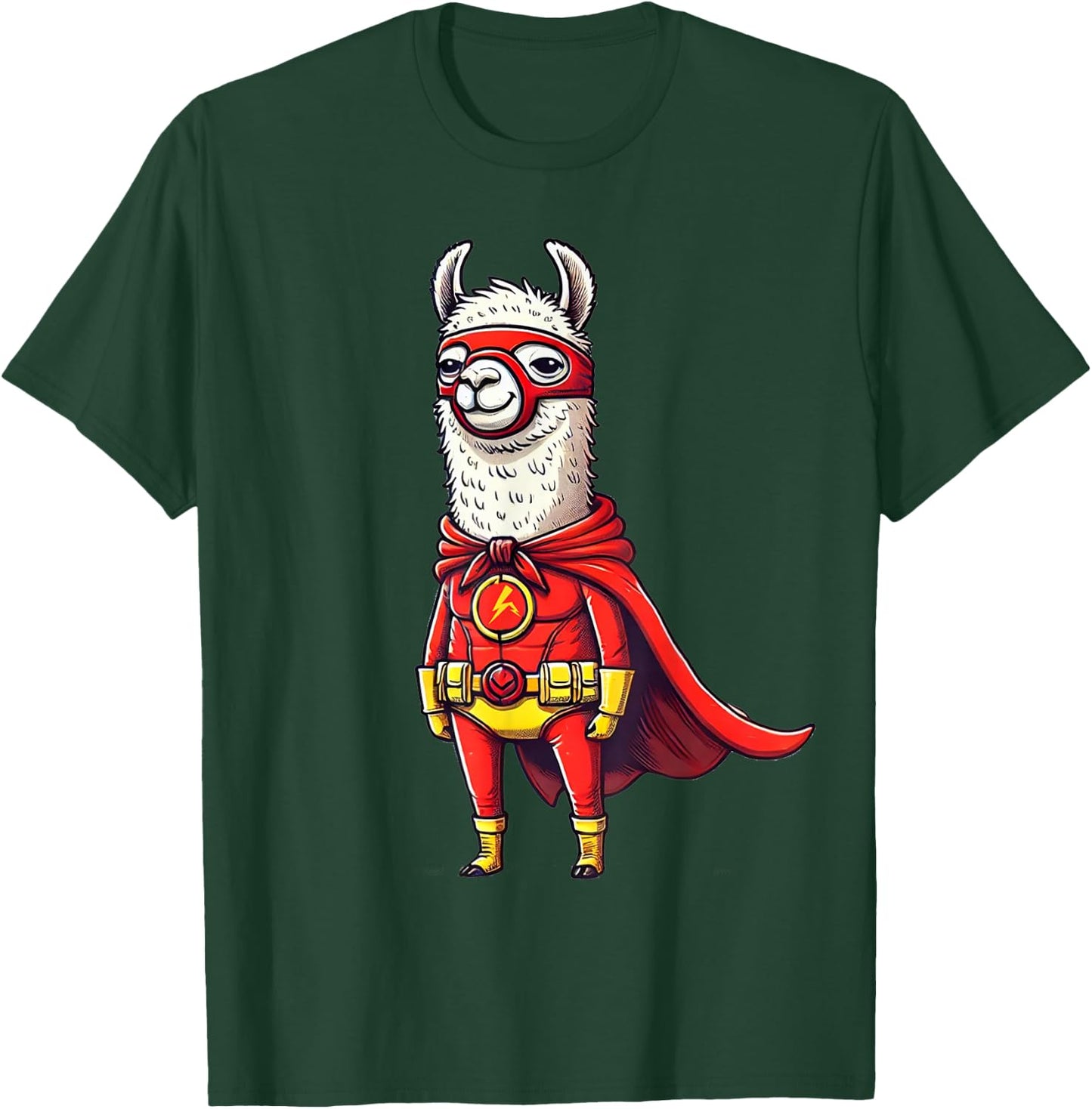 Funny llama flash T-Shirt - T-Shirt | Forest