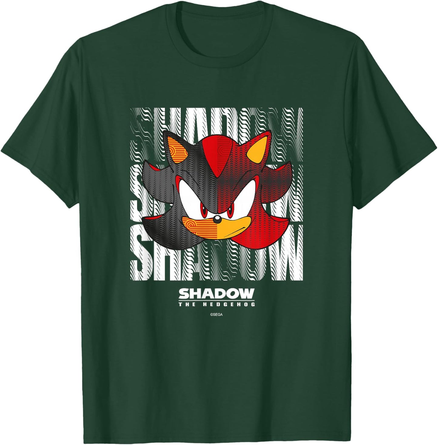 Sonic The Hedgehog, Shadow The Hedgehog - Geomaze T-Shirt - T-Shirt | Forest