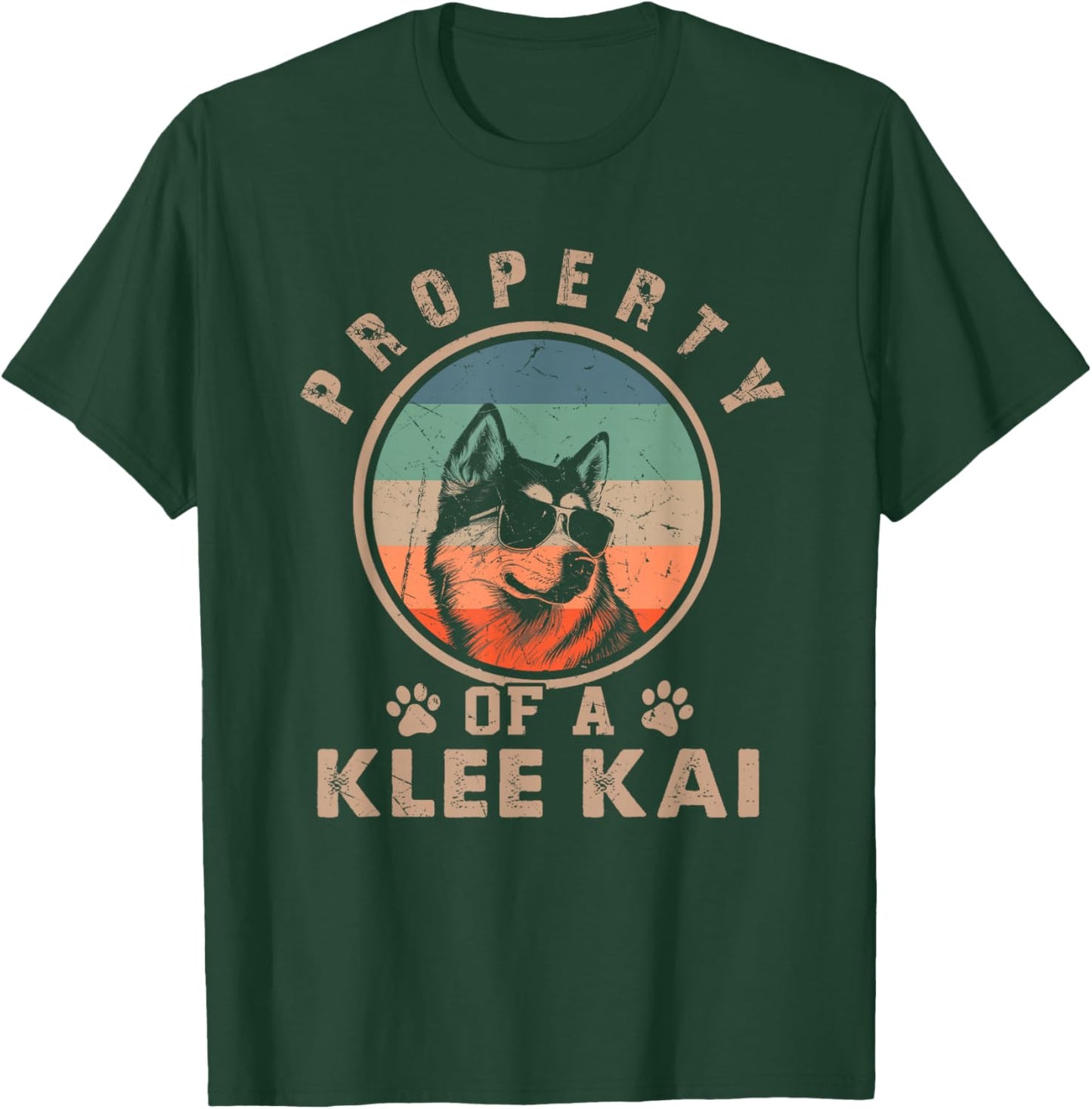 Property Of A Klee Kai Gifts Funny Klee Kai Dog Lover Owner T-Shirt - T-Shirt | Forest