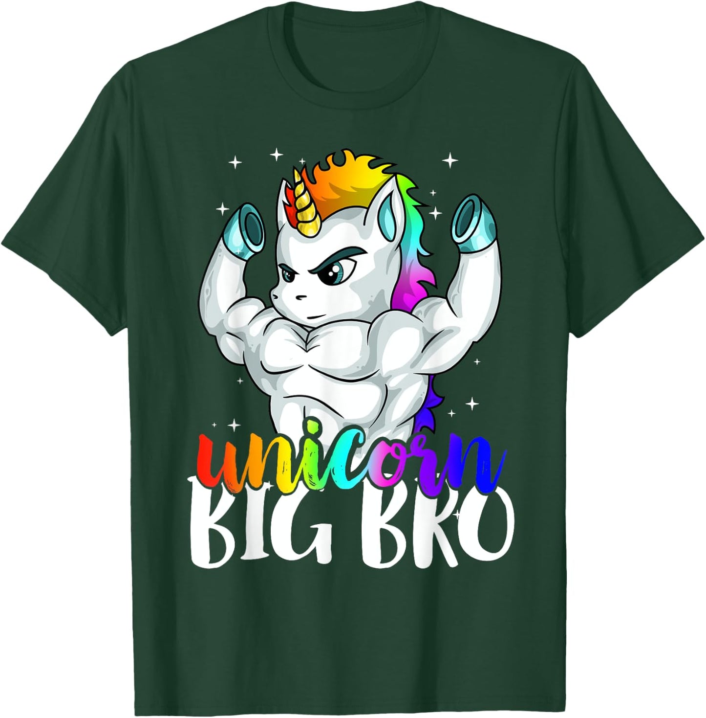 Unicorn Big Bro Brothercorn of Unicorn Sister Girl Boys Gift T-Shirt - T-Shirt | Forest