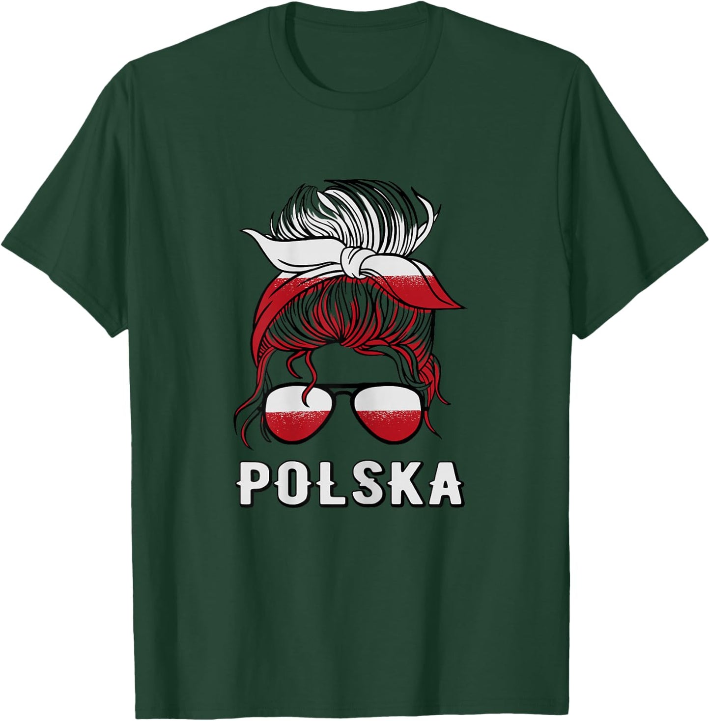 Polska Mädchen Polen Mädchen Polnisch Mädchen Frauen Polska T-Shirt - T-Shirt | Forest