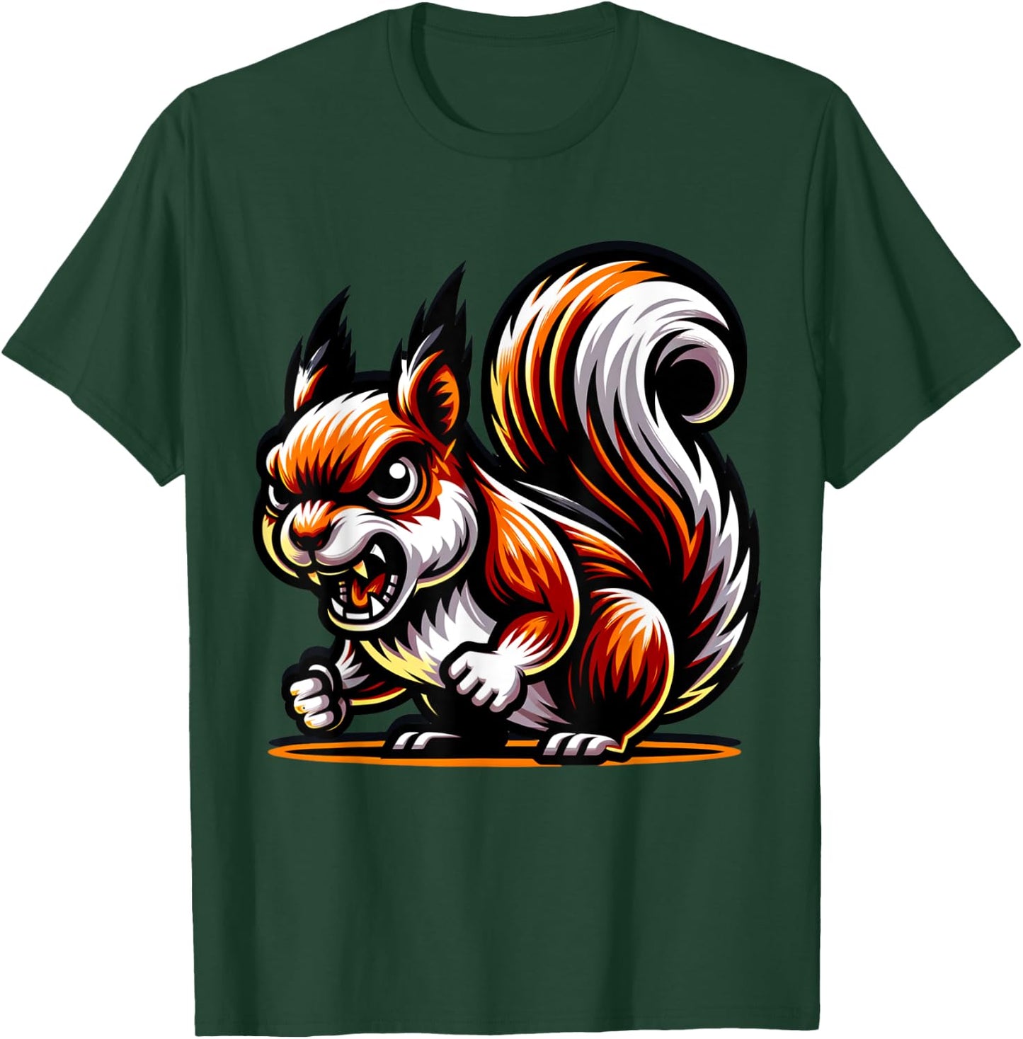 Angry Squirrel T-Shirt - T-Shirt | Forest