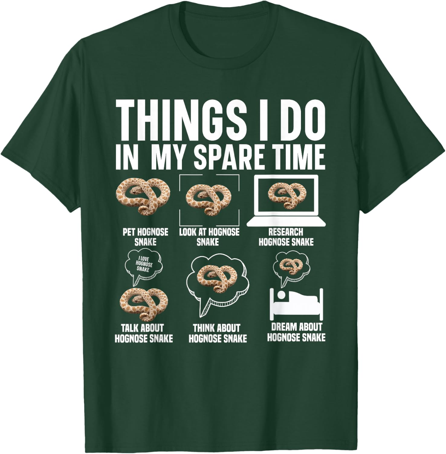 Hognose Snake Hide Hognose Snake Ring Hognose Snake T-Shirt - T-Shirt | Forest