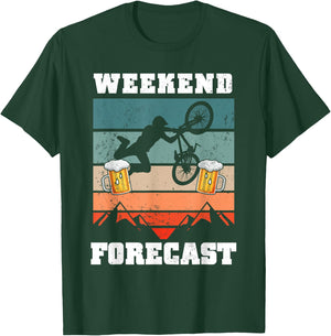 Mountain Biking and Beer Funny MTB Gift T-Shirt - T-Shirt | Forest