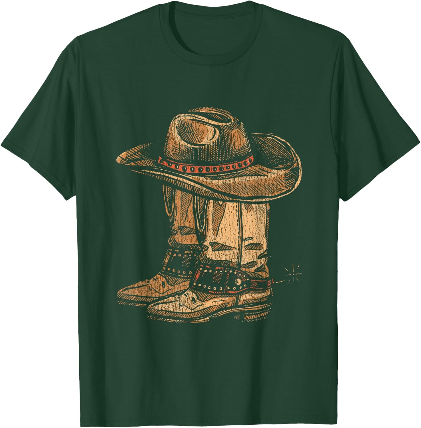 Howdy Cowboy T-Shirt - T-Shirt | Forest