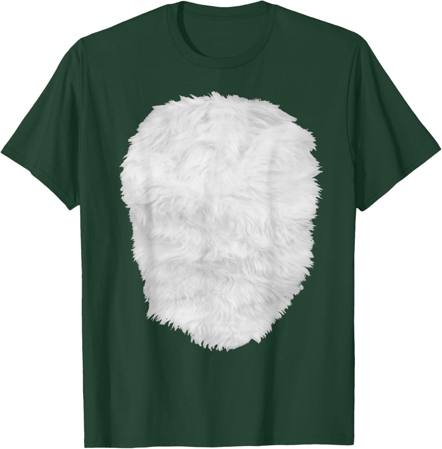 Skunk Photo of Hairy Chest Halloween Skunk Costume , black T-Shirt - T-Shirt | Forest