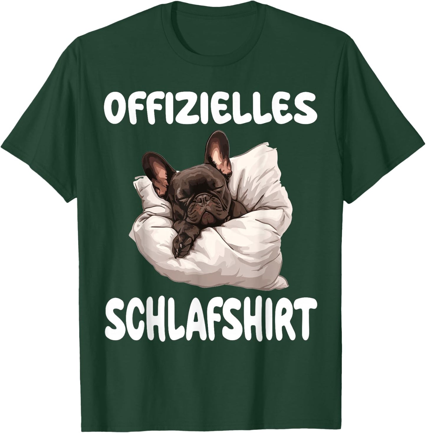 Funny French Bulldog Frenchie Official , black T-Shirt - T-Shirt | Forest
