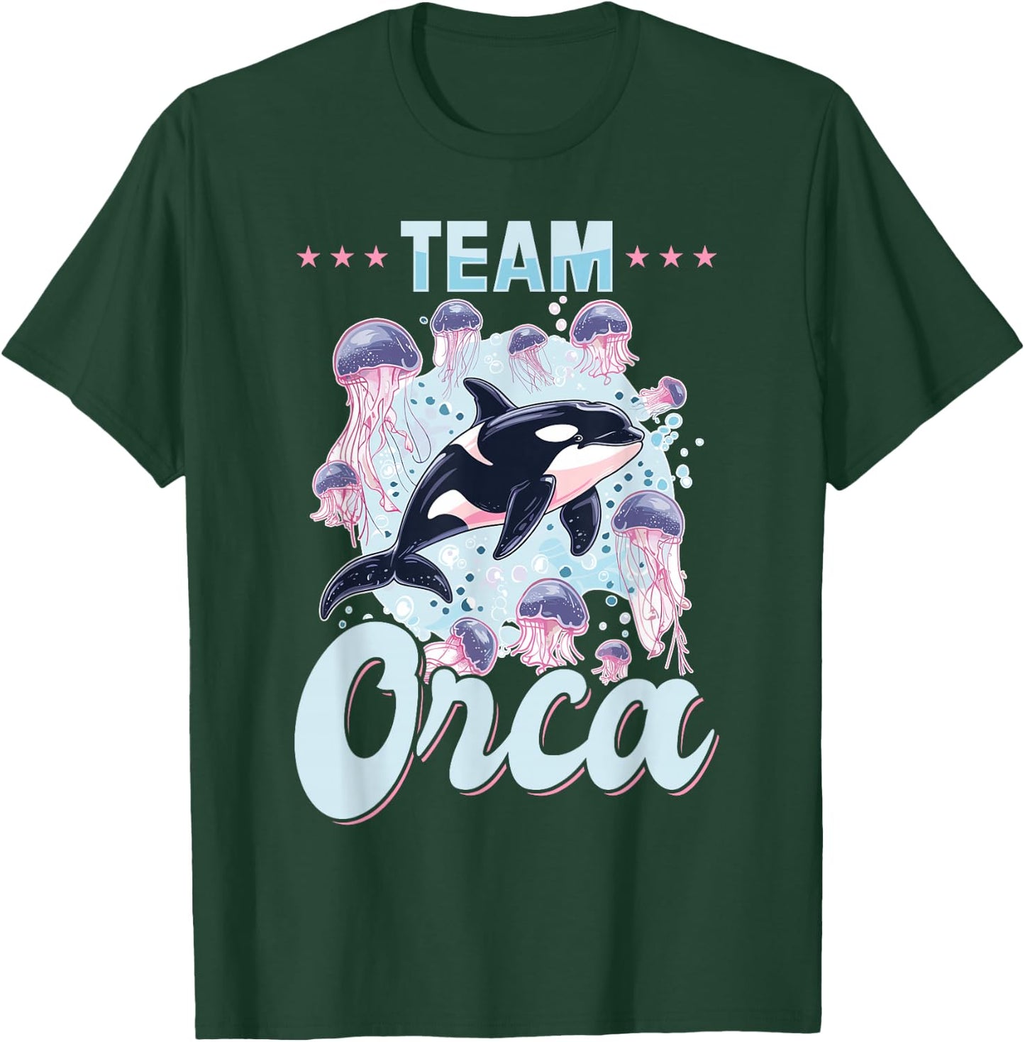 Funny Orca Animal Team Orca T-Shirt - T-Shirt | Forest
