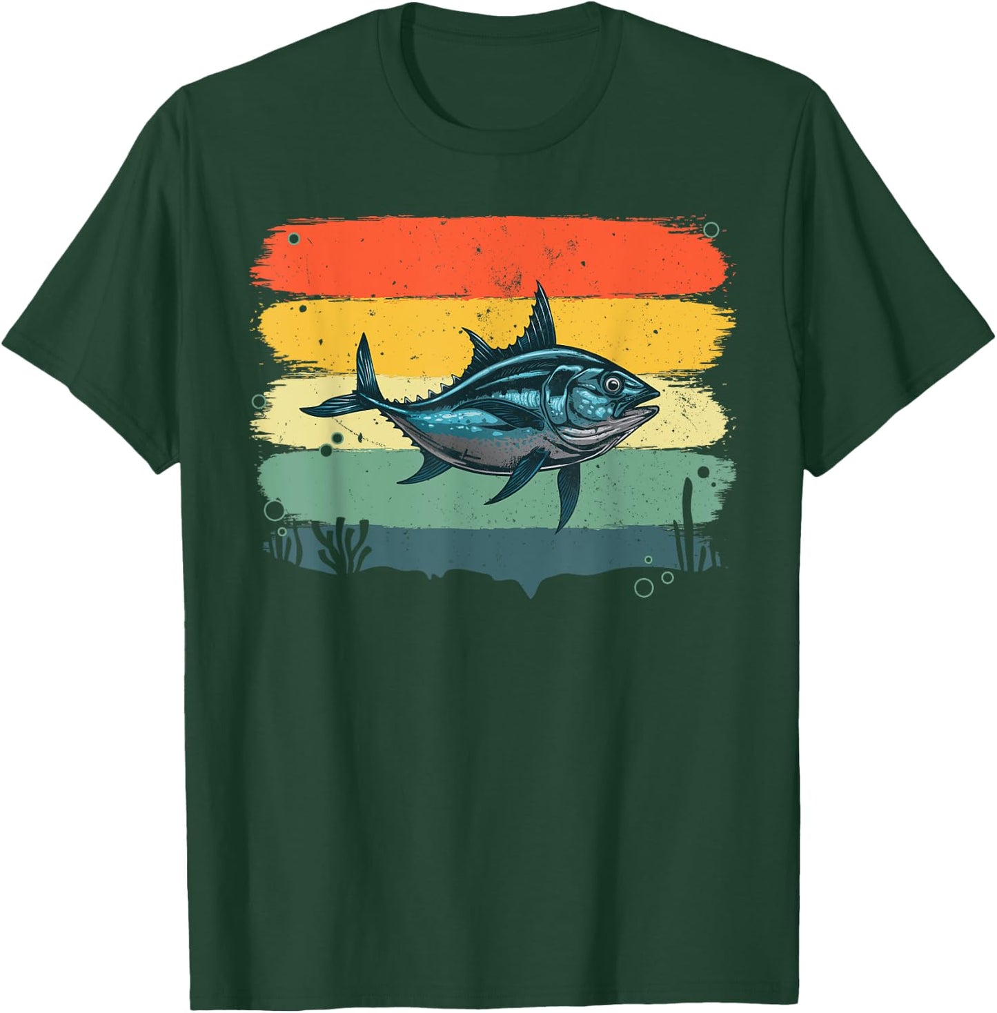 Cool Tuna Design Women Kids Tuna Fish Tuna Fishing T-Shirt - T-Shirt | Forest