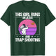 Trap Shooting This Girl Runs On Jesus Clay Shooting T-Shirt - T-Shirt | Forest