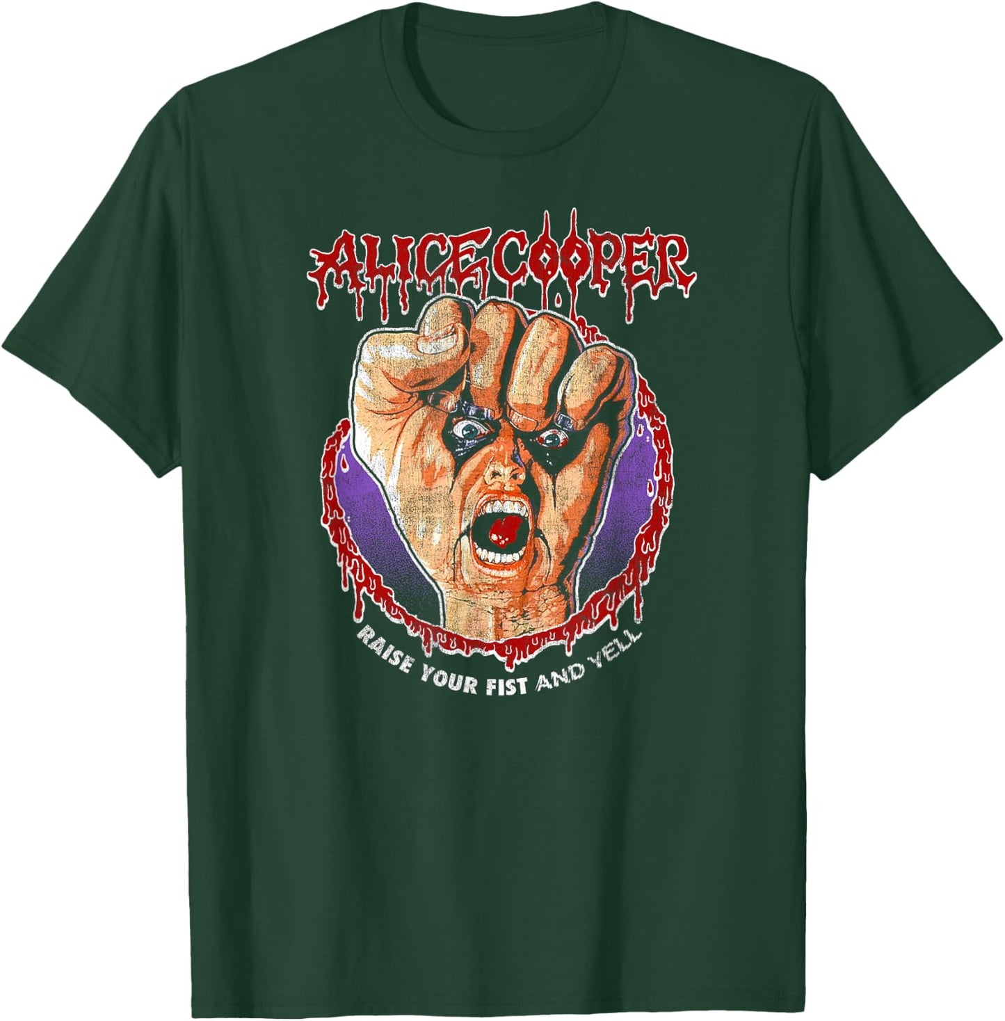 Alice Cooper – Raise Your Fist Vignette , Black, S T-Shirt - T-Shirt | Forest