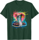 Cobra Men's Women's Colourful Watercolour Cobra T-Shirt - T-Shirt | Forest