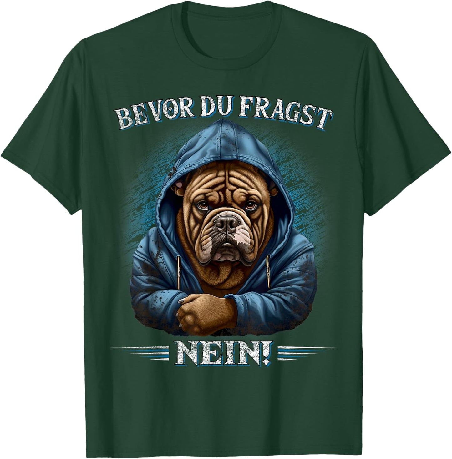 Bevor Du Fragst Nein! Lustiges Hunde Sarkasmus T-Shirt - T-Shirt | Forest
