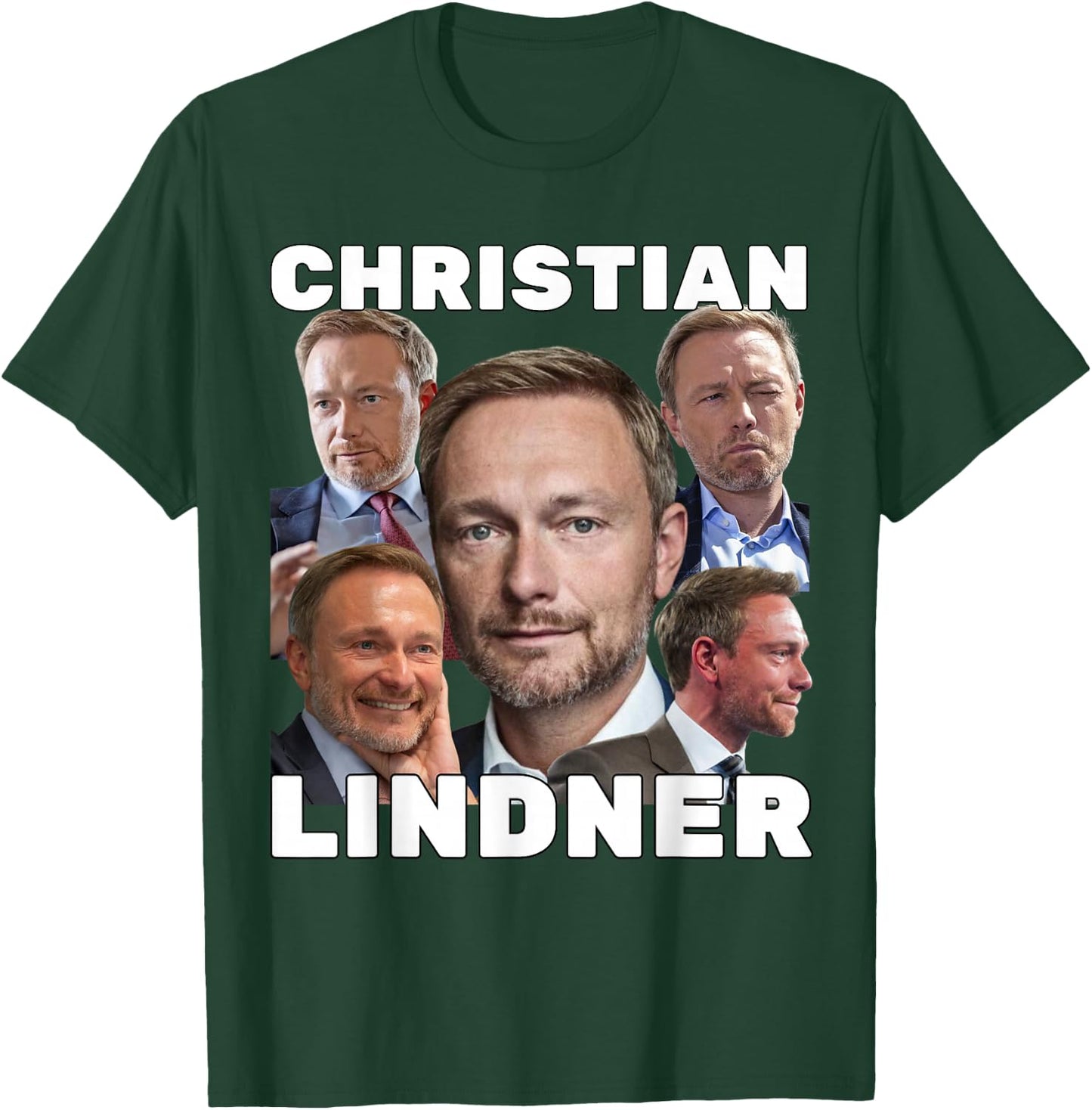 Lindner Fan Merch , black T-Shirt - T-Shirt | Forest
