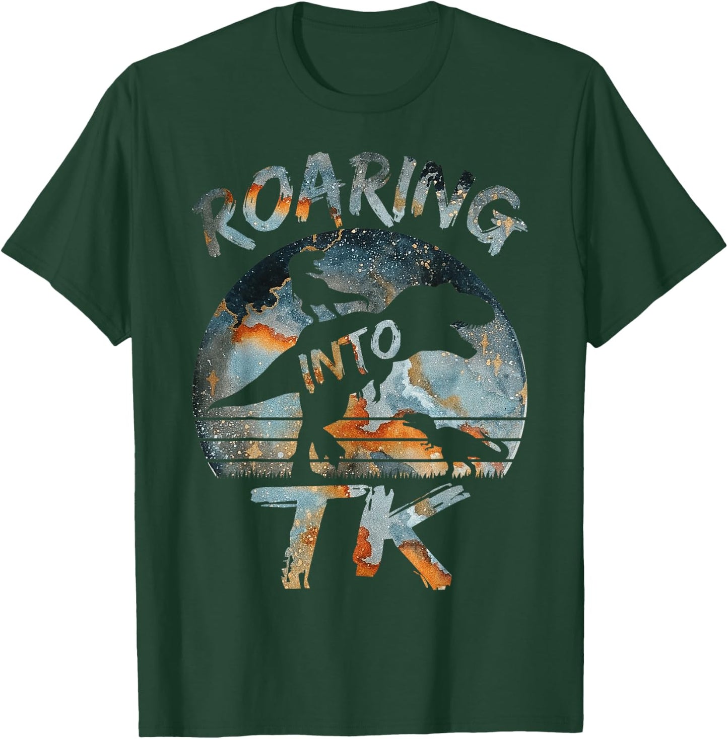 Roaring into TK Back To School Dinossaur TK T Rex Boys T-Shirt - T-Shirt | Forest