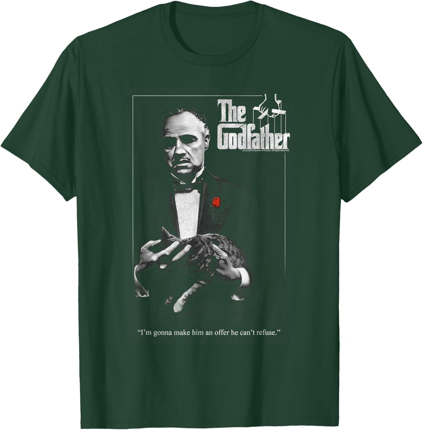 The Godfather Poster , black T-Shirt - T-Shirt | Forest