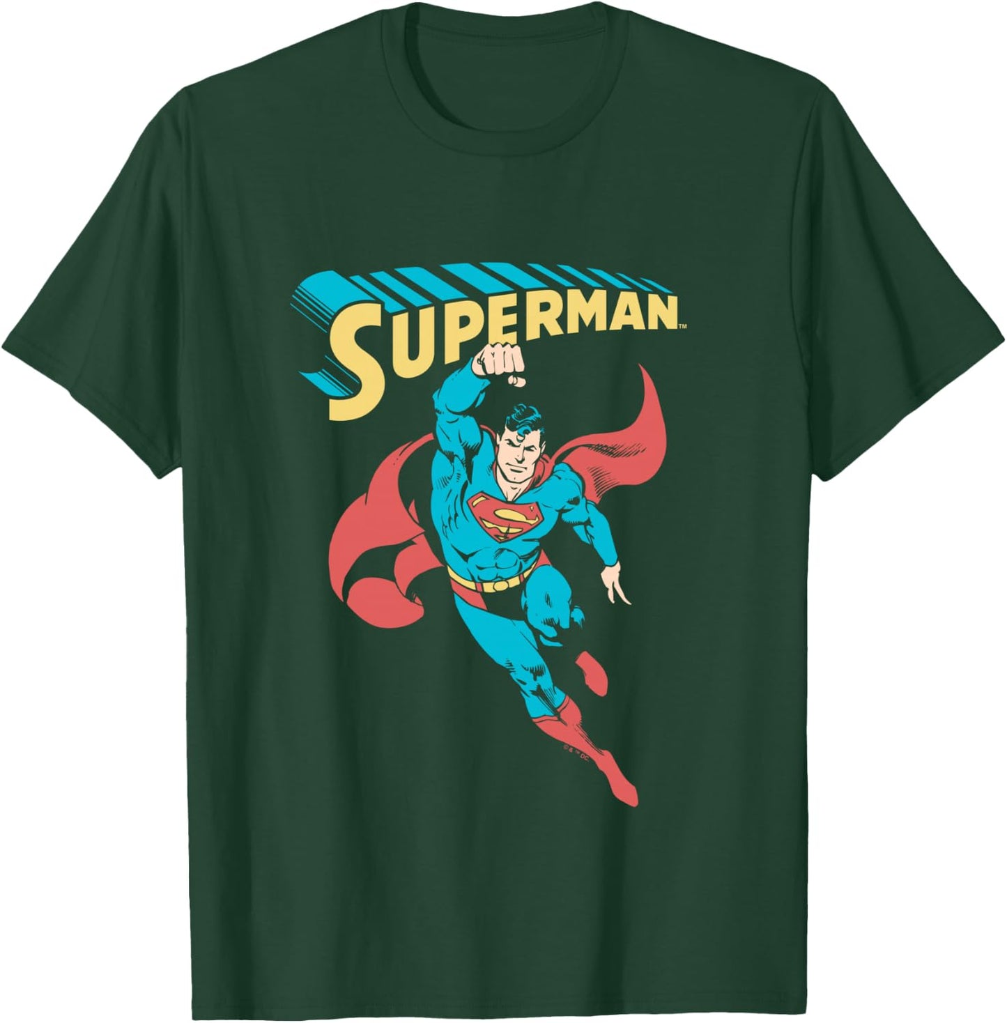 Superman Superhero , Black, S T-Shirt - T-Shirt | Forest