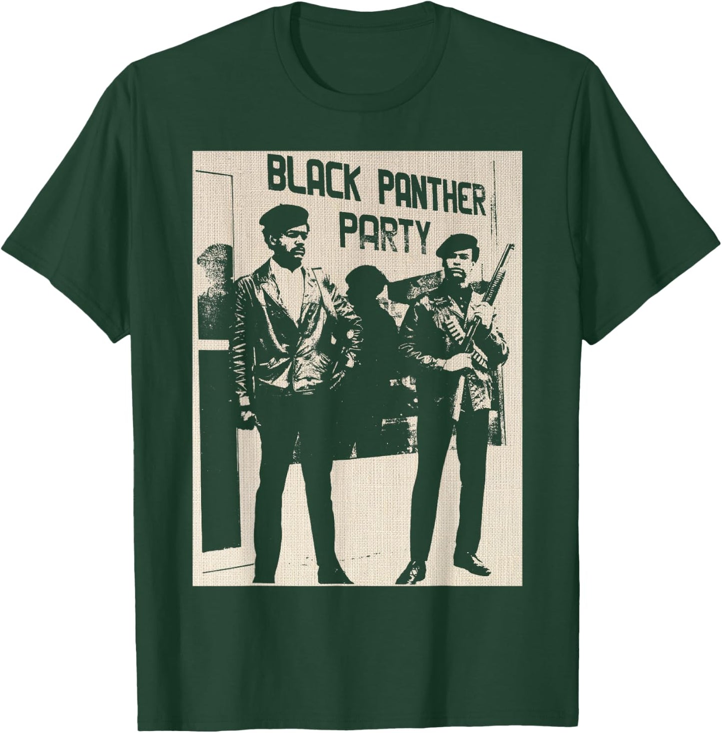 BPP Vintage Black History Self Defense Black Panthers Party Small T-Shirt - T-Shirt | Forest