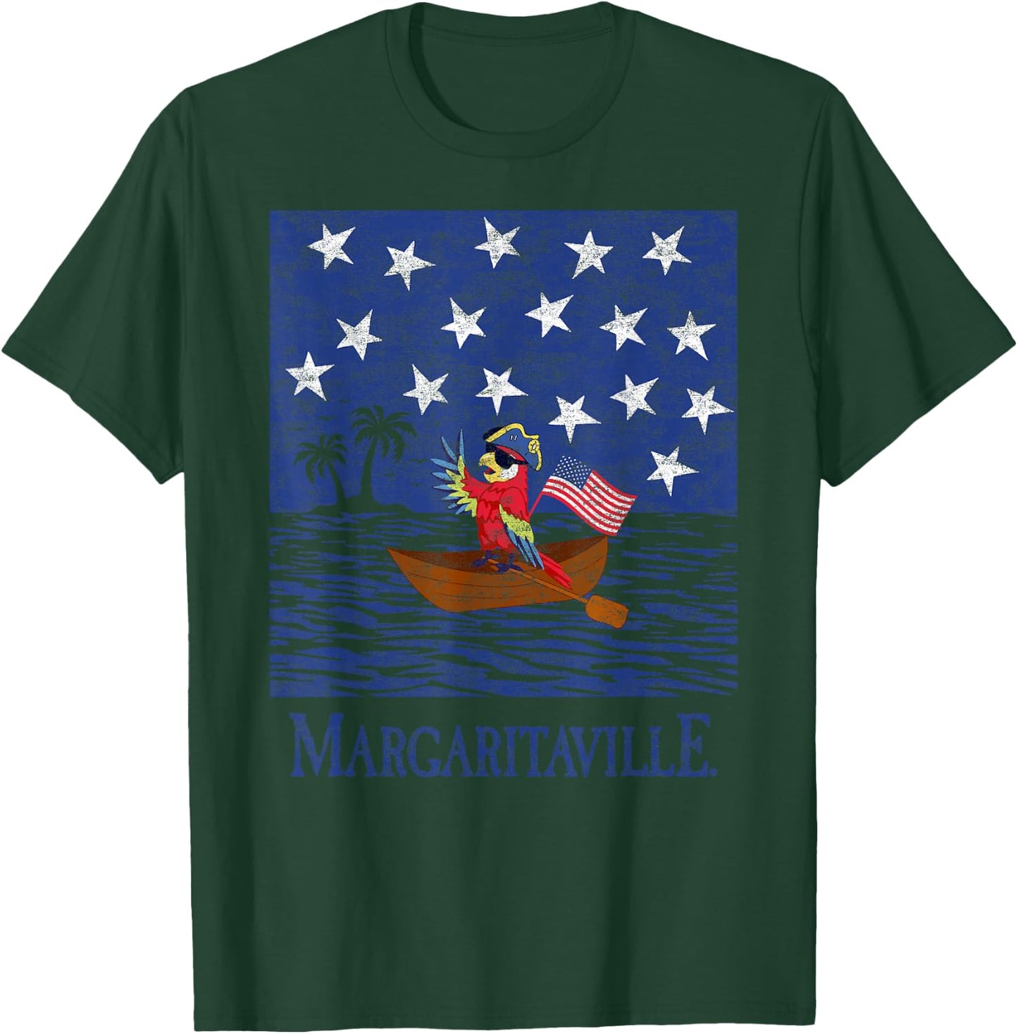 Parrothead Crossing the Delaware T-Shirt - T-Shirt | Forest