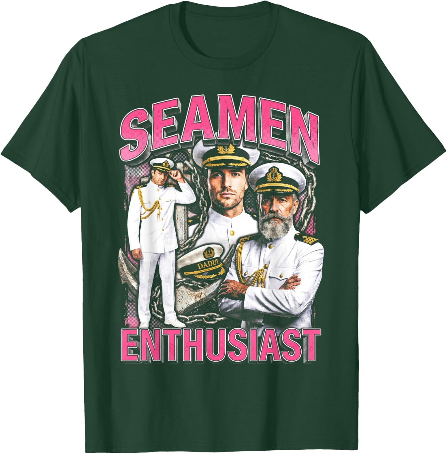 Seaman Cringe Embarrassing Funny Meme Adult Humor Unwearable T-Shirt - T-Shirt | Forest