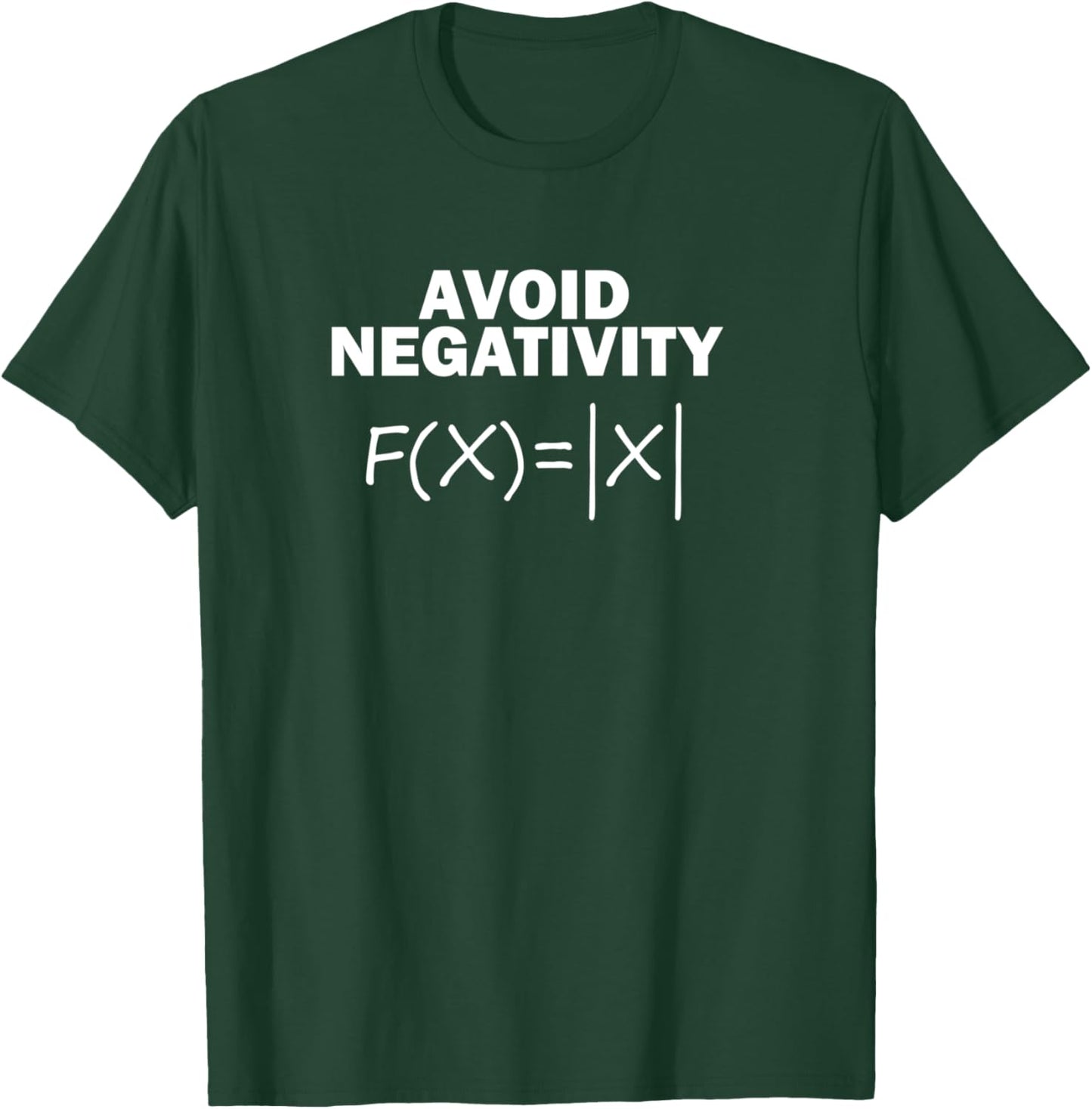 Funny Math Math Math Teacher Pi Day Avoid Negativity Manche Longue T-Shirt - T-Shirt | Forest