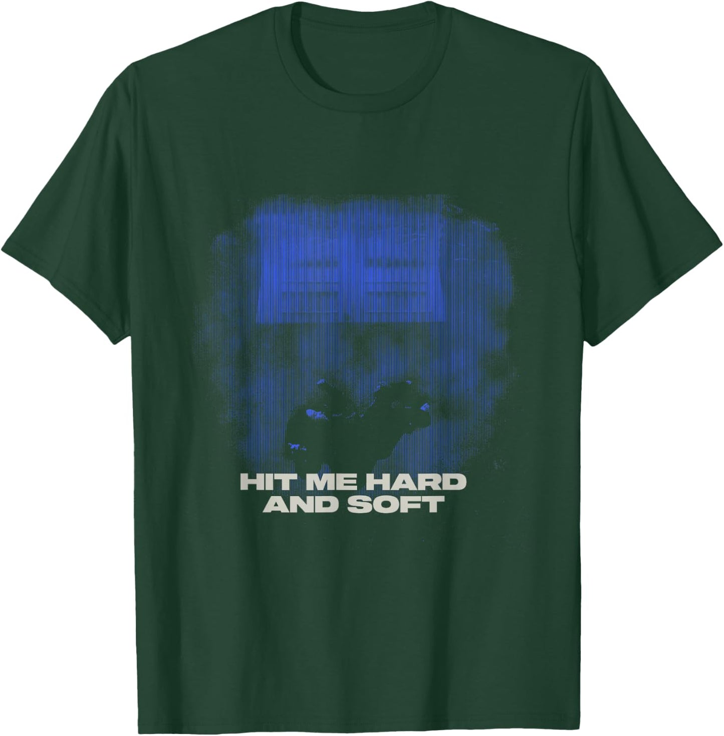 Official Photo Billie Eilish Hit Me Hard and Soft Blue , Black, S T-Shirt - T-Shirt | Forest