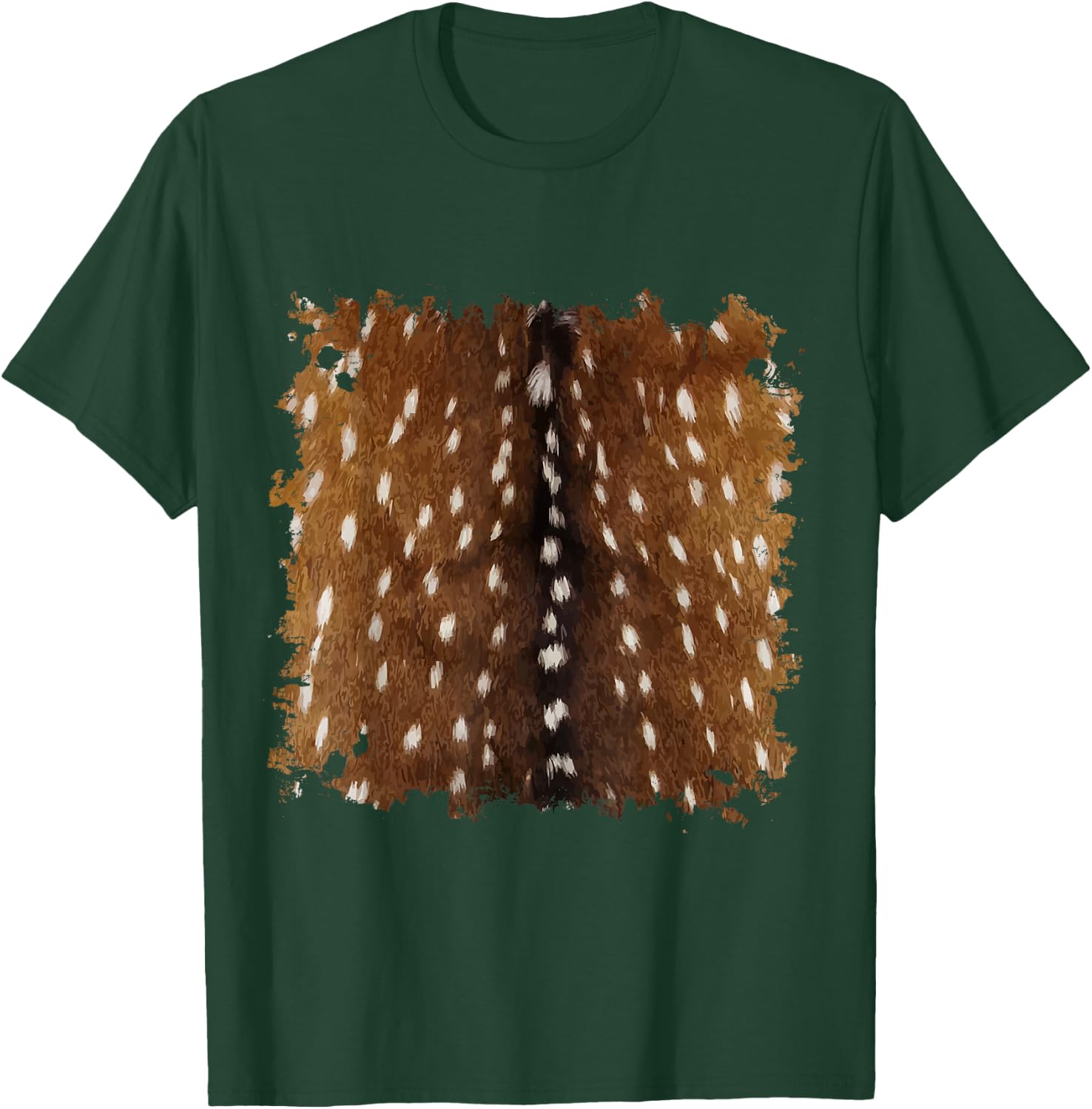 Exotic Axis Deer Hide Print T-Shirt - T-Shirt | Forest