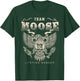 Team MOOSE Family Name Lifetime Member T-Shirt - T-Shirt | Forest