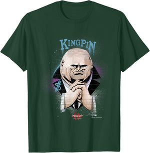 Marvel Spider-Man: Into The Spider-Verse Kingpin Graffiti T-Shirt - T-Shirt | Forest
