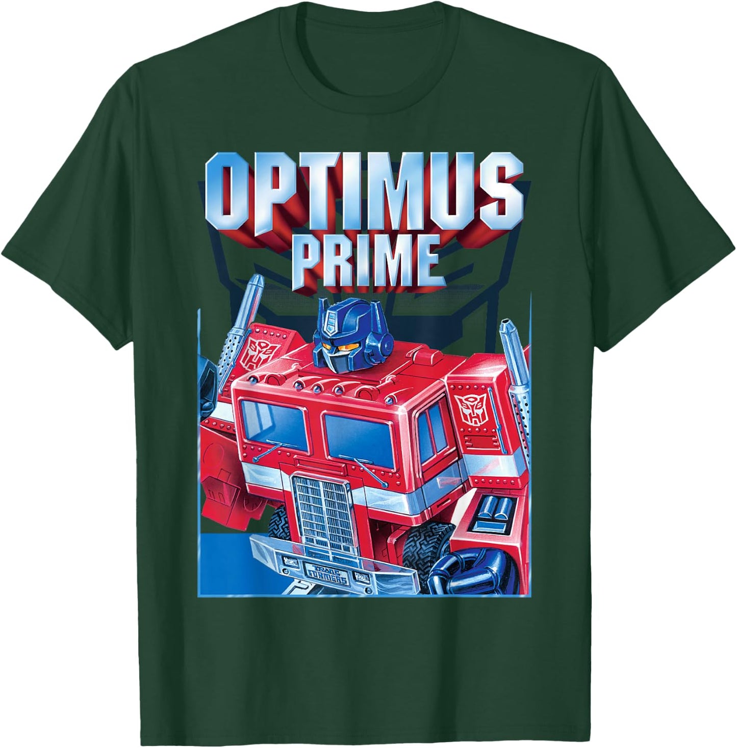 Transformers Optimus Prime Portrait Small T-Shirt - T-Shirt | Forest