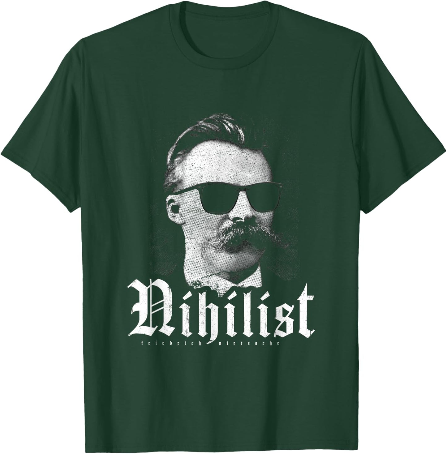 Nihilist Nihilismus Ethik Philosophie Friedrich Nietzsche T-Shirt - T-Shirt | Forest
